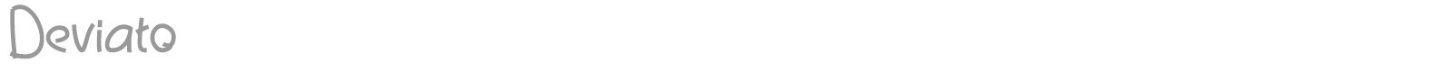 Deviato font preview
